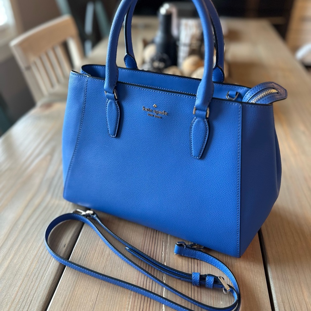 Kate Spade Kristi Blue Satchel